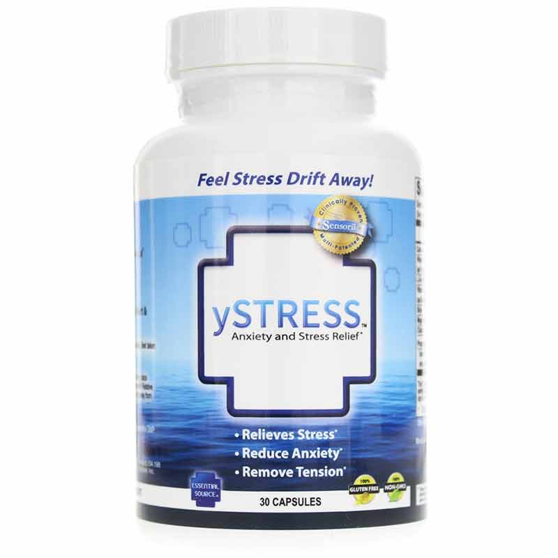 yStress Anxiety & Stress Relief, 30 Capsules, by Essential Source