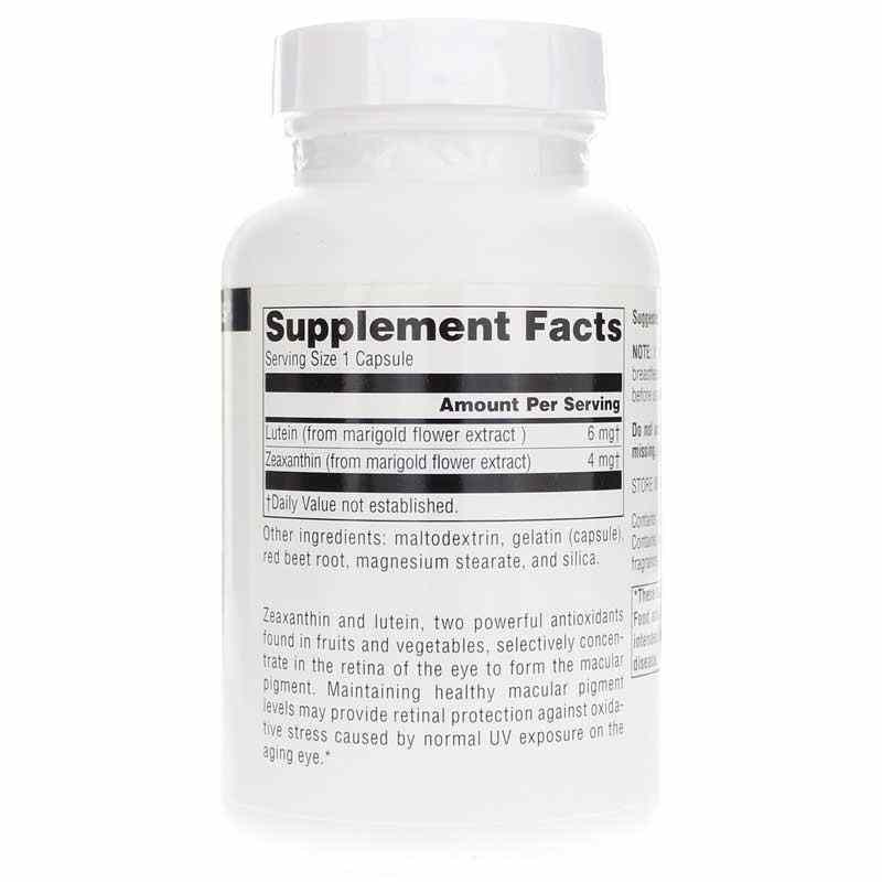 Zeaxanthin with Lutein 10 Mg, 120 Capsules, by Source Naturals, image #2