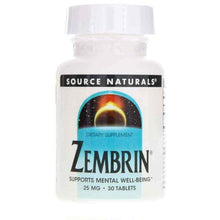 Zembrin 25 Mg, 30 Tablets, by Source Naturals