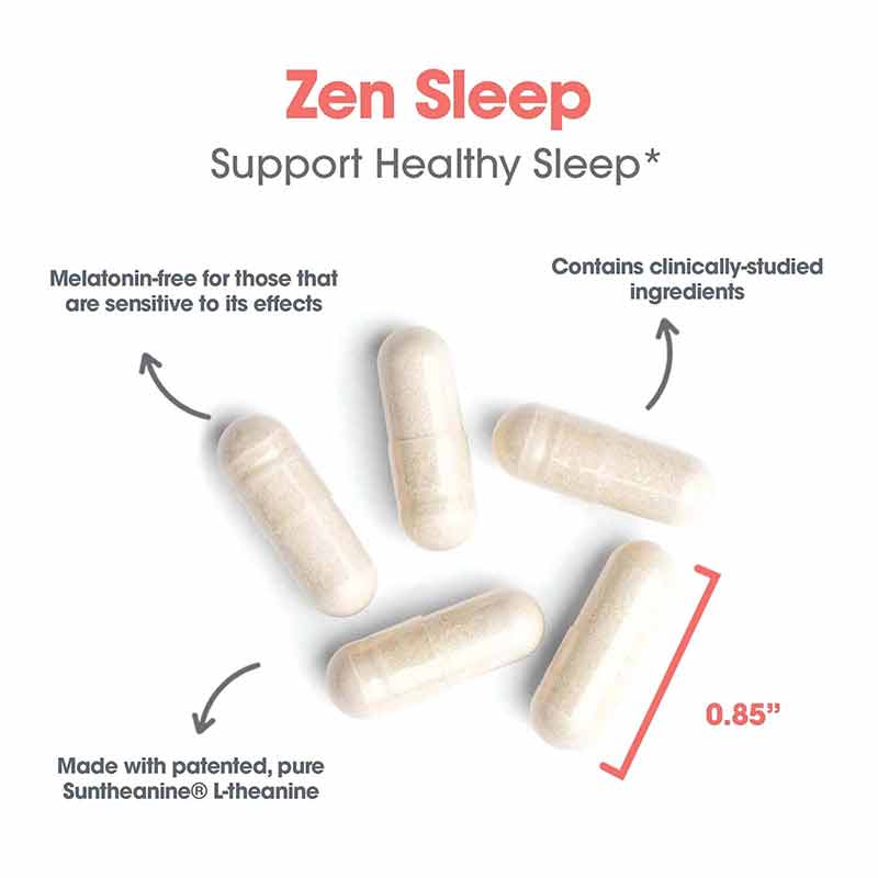 Zen Sleep with P5P & 5-HTP, 60 Veg Capsules, by Allergy Research Group, image #5