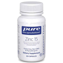 Zinc 15, 60 Capsules, by Pure Encapsulations