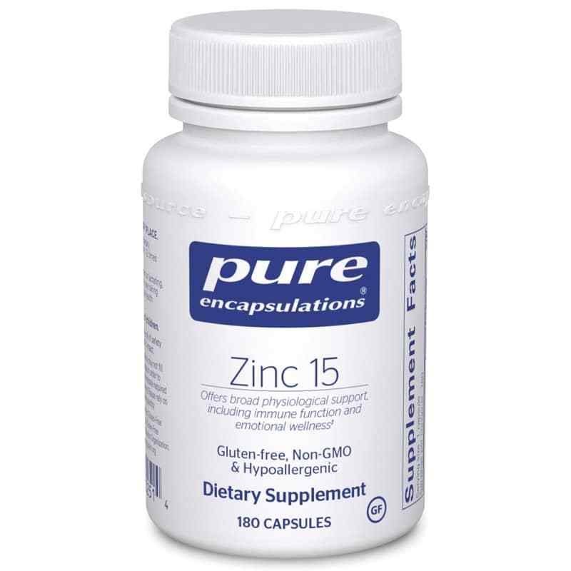 Zinc 15, by Pure Encapsulations