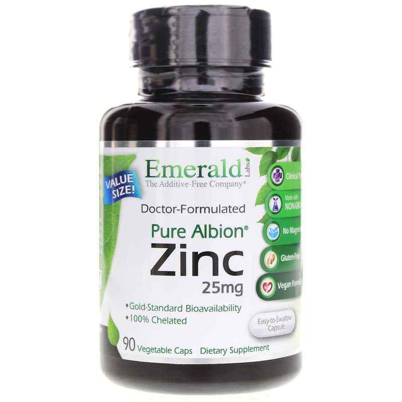 Zinc 25 Mg, by Emerald