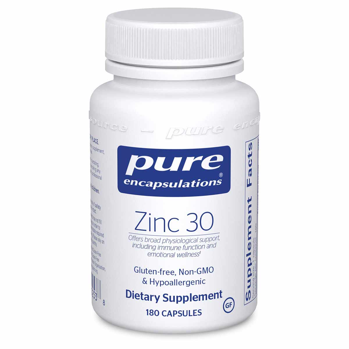 Zinc 30, by Pure Encapsulations