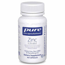 Zinc (citrate), 60 Capsules, by Pure Encapsulations