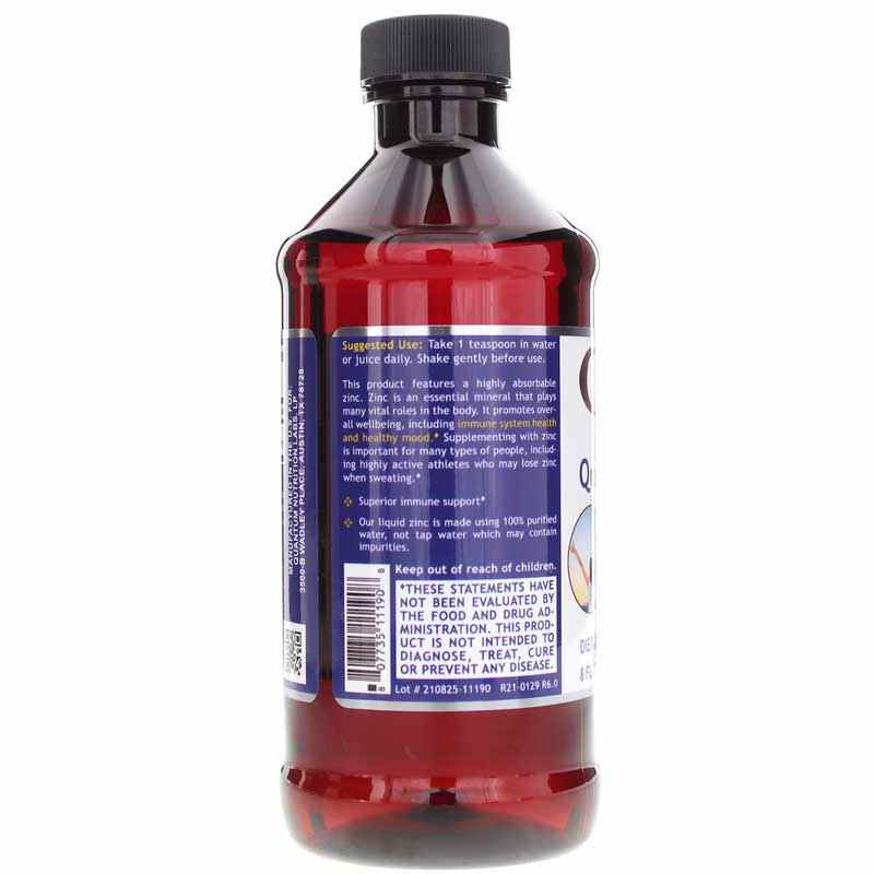 Zinc Liquid, by Quantum Nutrition Labs, image #3