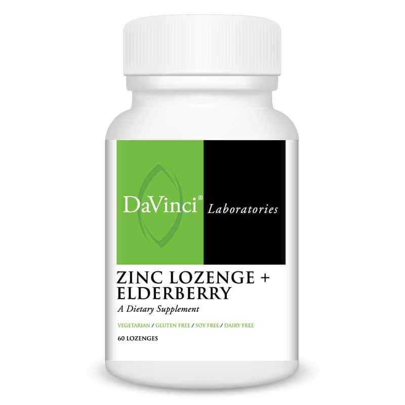 Zinc Lozenge + Elderberry, by DaVinci Labs