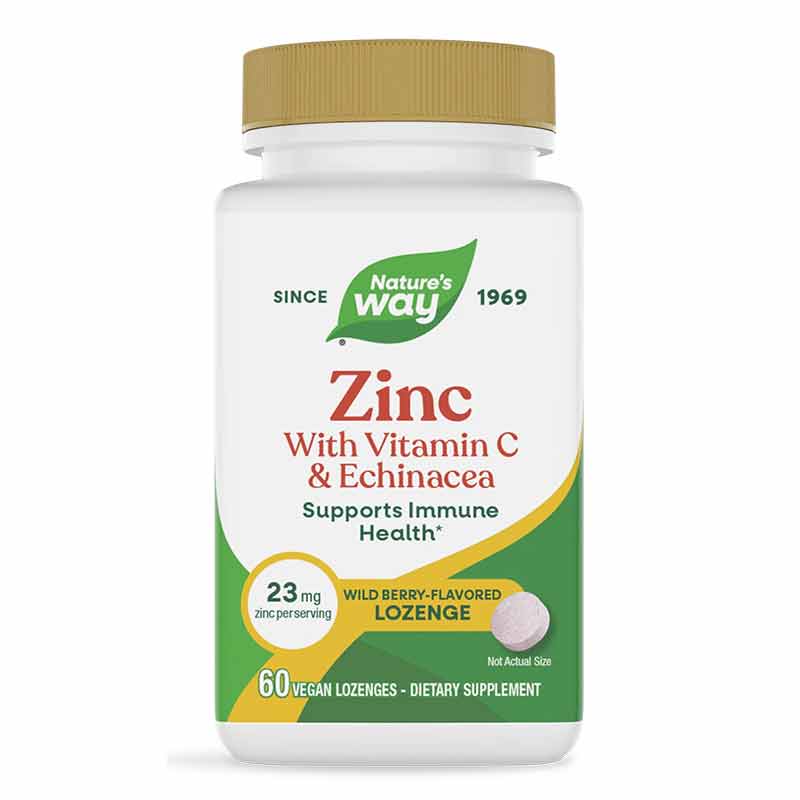 Zinc Lozenges Wild Berry Flavor, by Natures Way