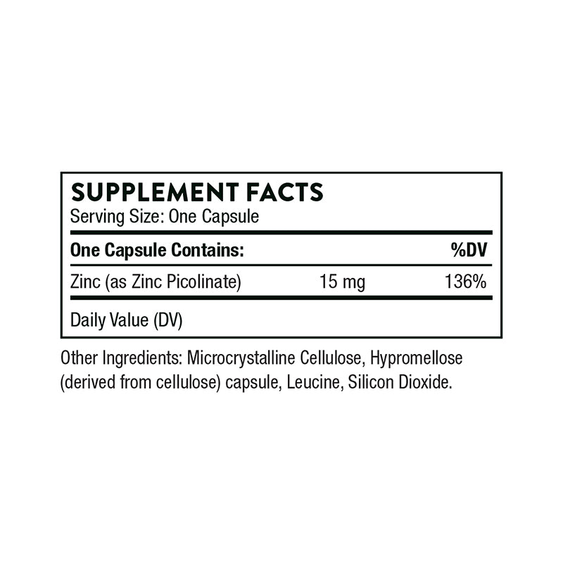 Zinc Picolinate 15 Mg, by Thorne Research, image #2