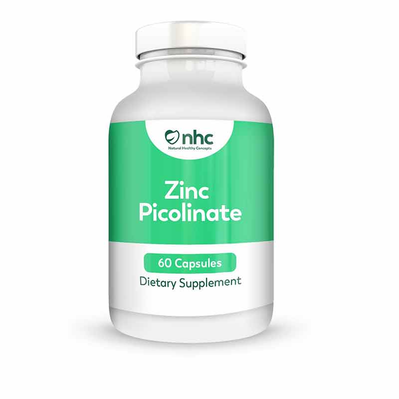 Zinc Picolinate, 60 Capsules, by Natural Healthy Concepts