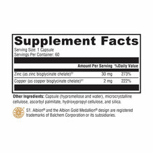 Zinc + Copper, by Xymogen