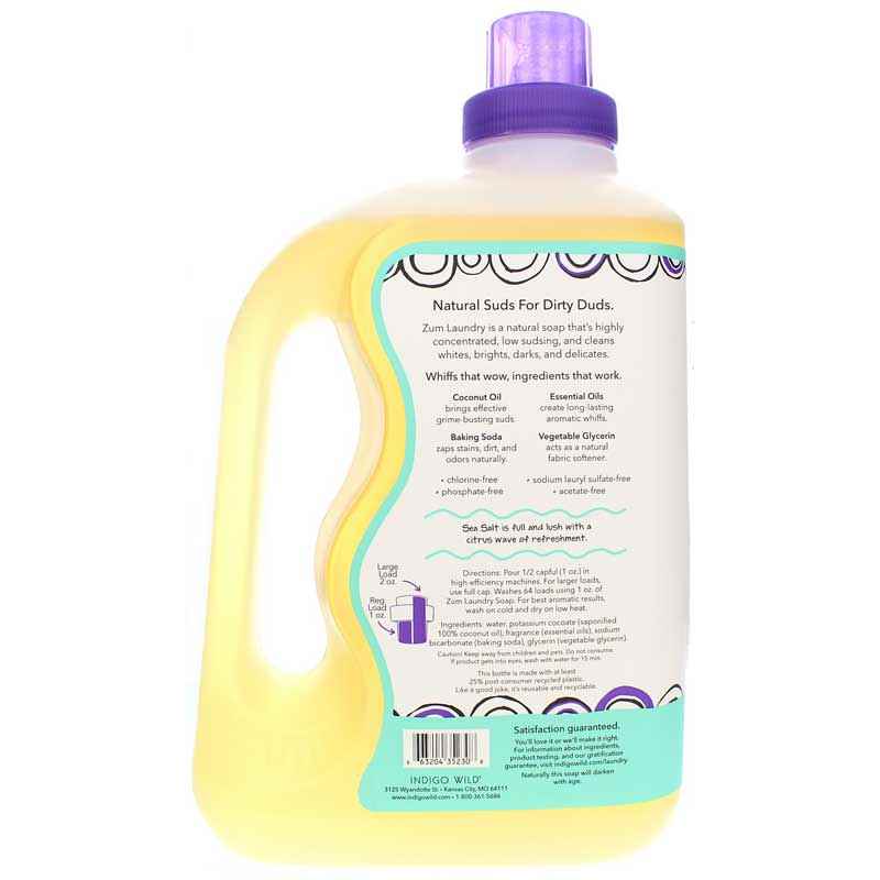 Zum Clean Aromatherapy Laundry Soap, Sea Salt, by Zum, image #2