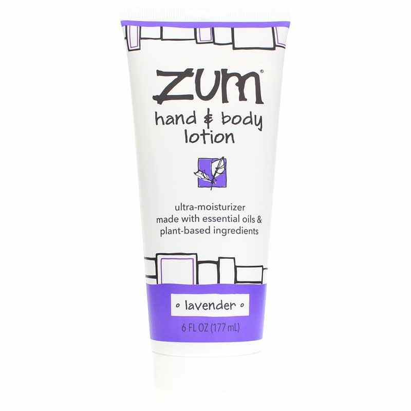 Zum Hand & Body Lotion, Lavender, by Zum
