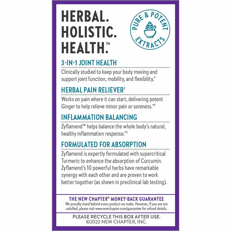 Zyflamend, 120 Veg Capsules, by New Chapter, image #4