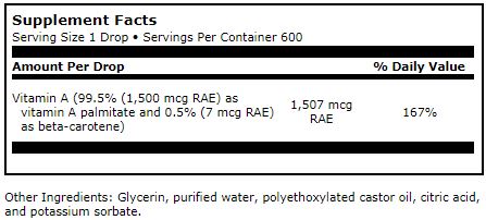 Micellized Vitamin A