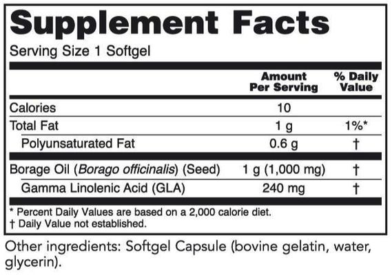 Borage/GLA 1000 mg