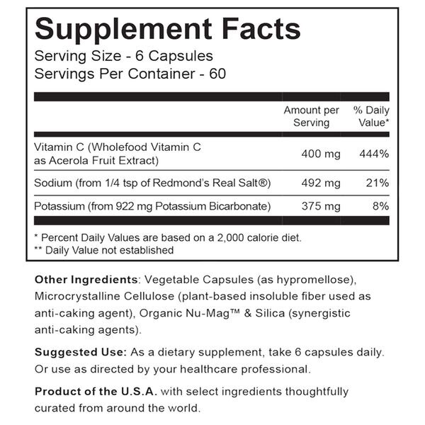 Adrenal Cocktail™ + Wholefood Vitamin C Capsules
