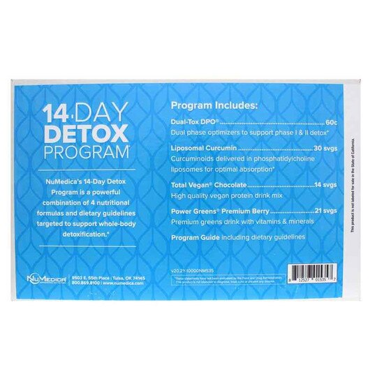 14 Day Detox Program, NUM