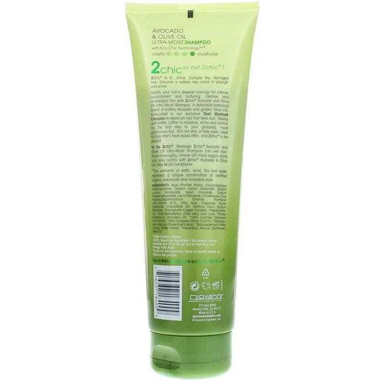 2 Chic Ultra-Moist Shampoo, 8.5 Oz, GIO