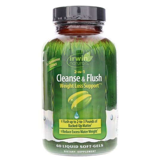 2-in-1 Cleanse & Flush, 60 Liquid Softgels, IRN
