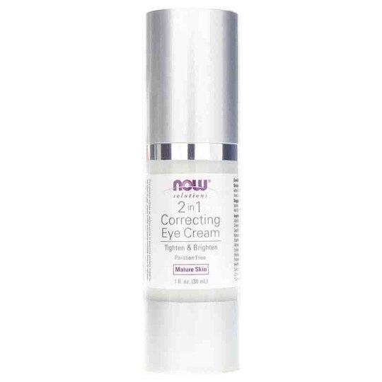 2-in-1 Correcting Eye Cream, 1 Oz, NOW
