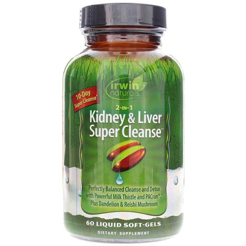 2in1 Kidney & Liver Super Cleanse, Irwin Naturals