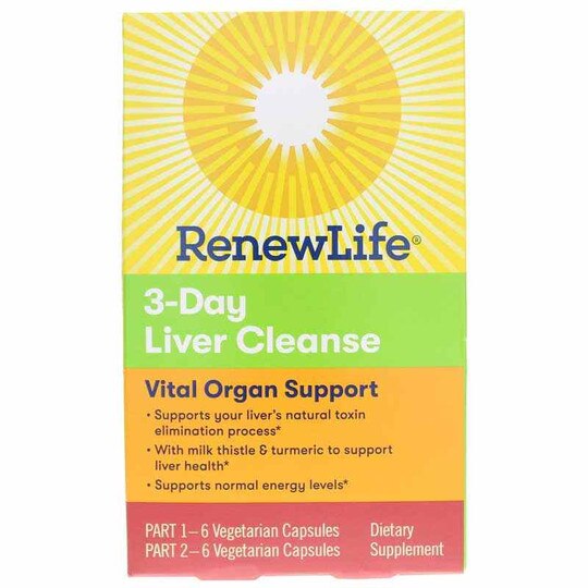 3Day Liver Cleanse Vital Organ Support, Renew Life