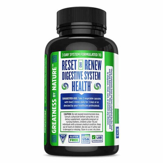 3 Day Renew Digestive Health Reset, 27 Veg Capsules, ZHO