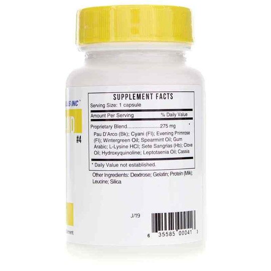 4 FungDX, 60 Capsules, SSF