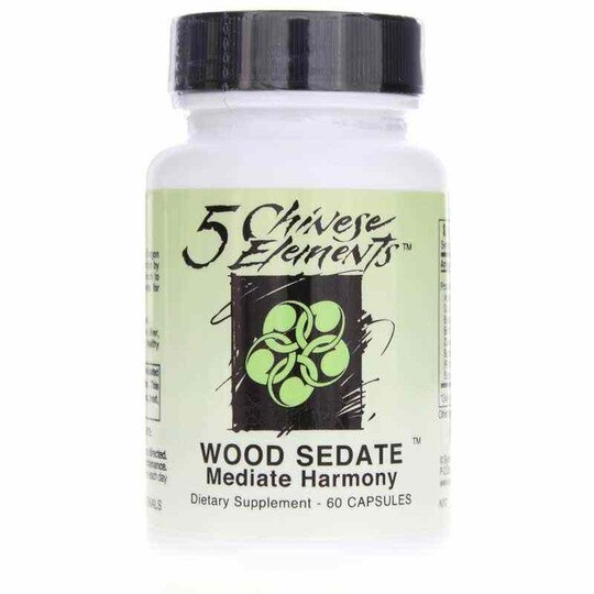 5 Chinese Elements: Wood Sedate (Mediate Harmony), 60 Capsules, SSF