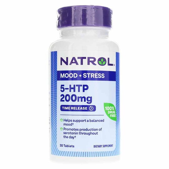 5-HTP 200 Mg Maximum Strength Time Release, 30 Tablets, NTR