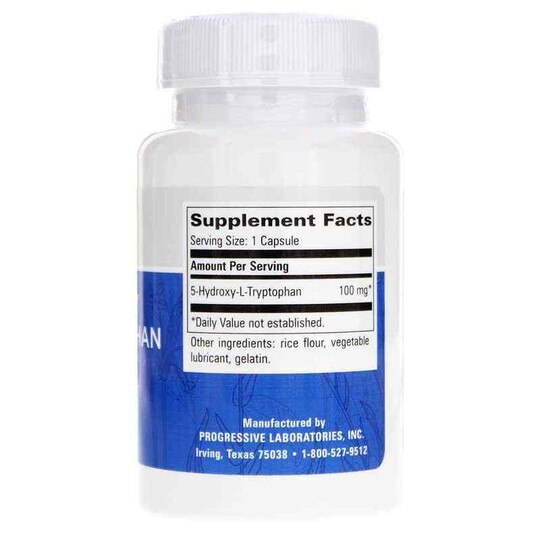 5-Hydroxy L-Tryptophan, 30 Capsules, PGL