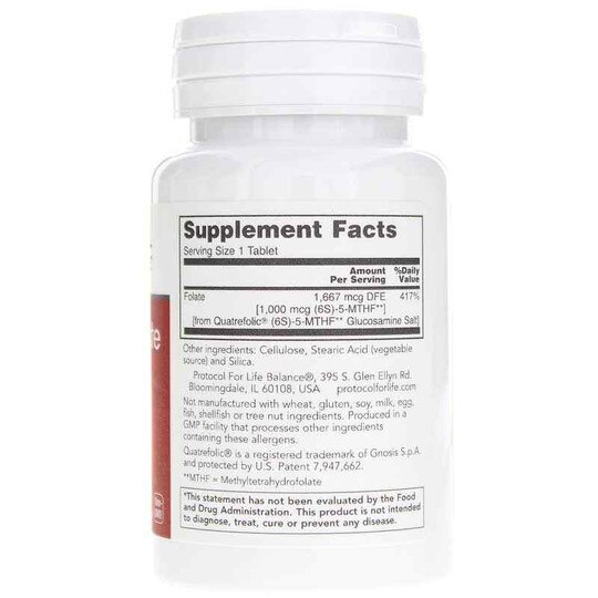 5-Methyl Folate 1,000 Mcg, 90 Tablets, PFLB
