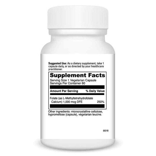 5-MTHF 1 Mg, 60 Capsules, DL