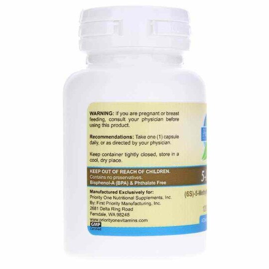 5-MTHF, 120 Capsules, PRTO
