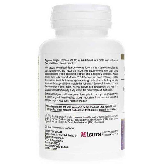 5-MTHF & B12, 60 Lozenges, BCN