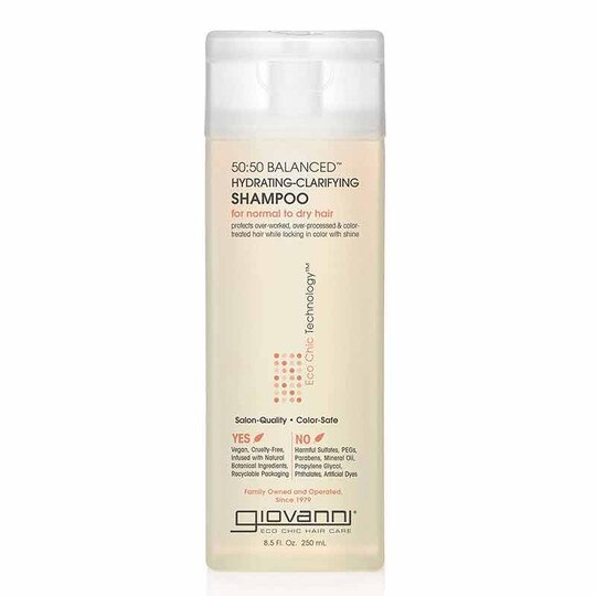 50:50 Balanced Hydrating Clarifying Shampoo, 8.5 Oz, GIO