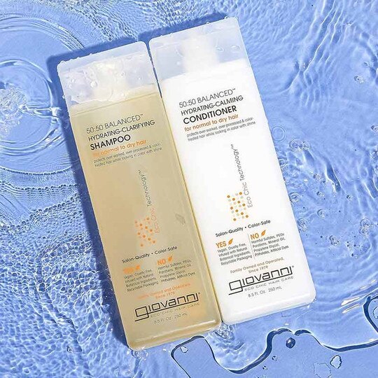 50:50 Balanced Hydrating Clarifying Shampoo, 8.5 Oz, GIO