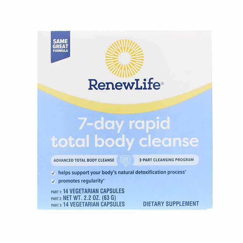 7Day Rapid Total Body Cleanse, Renew Life