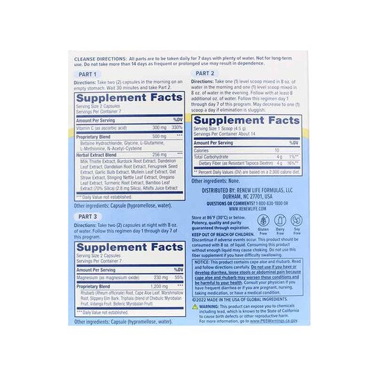 7-Day Rapid Total Body Cleanse, 3 Piece(s), RNL