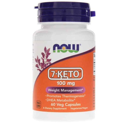 7-Keto 100 Mg, 60 Veg Capsules, NOW