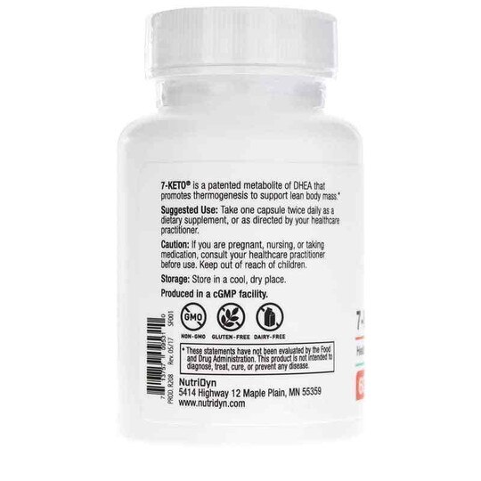 7-Keto DHEA, 60 Capsules, ND