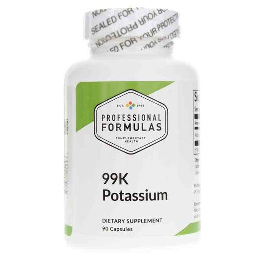 99K Potassium Capsules, 90 Capsules, PCHF