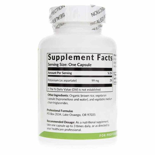 99K Potassium Capsules, 90 Capsules, PCHF