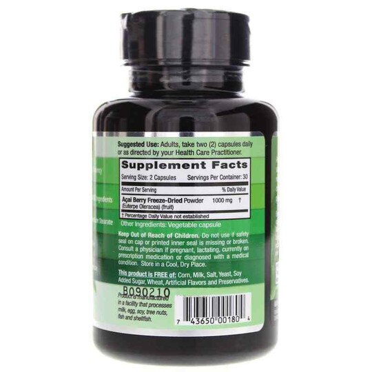 Acai Berry, 60 Veg Capsules, EMD