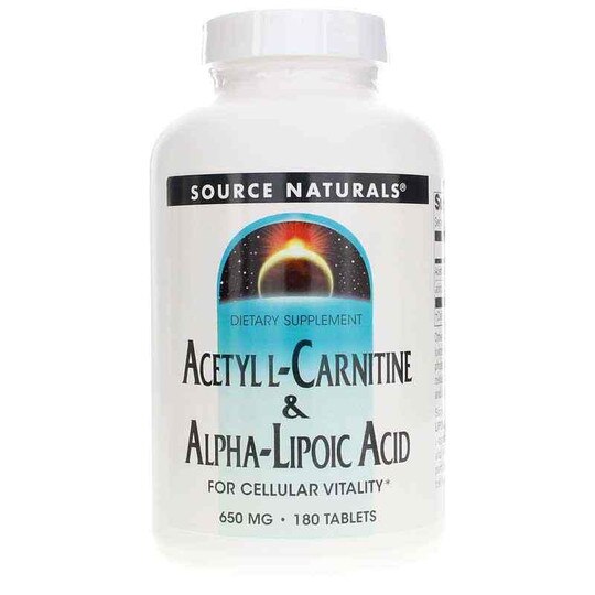 Acetyl L-Carnitine & Alpha-Lipoic Acid 650 Mg, SNN