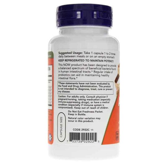 Acidophilus 4X6, 120 Veg Capsules, NOW