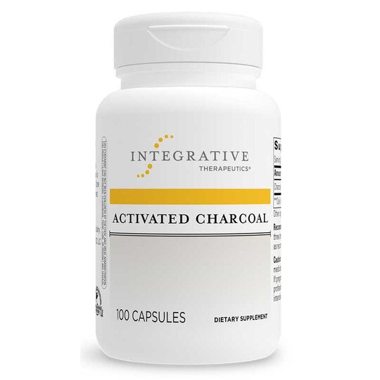 Activated Charcoal, 100 Capsules, INT