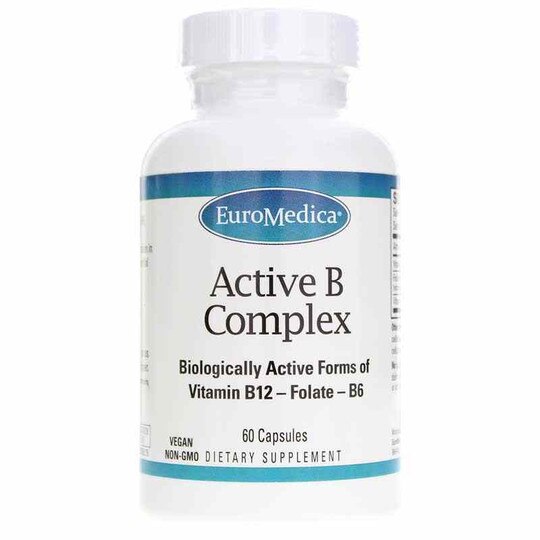 Active B Complex, 60 Capsules, EUMD