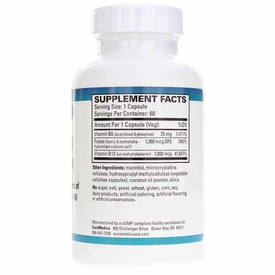 Active B Complex, 60 Capsules, EUMD